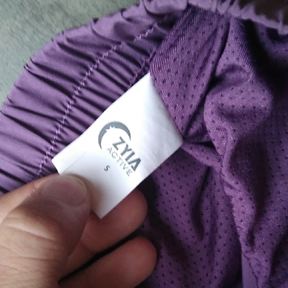 ZYIA Women's Lavender Athletic Shorts - Picture 2 of 6